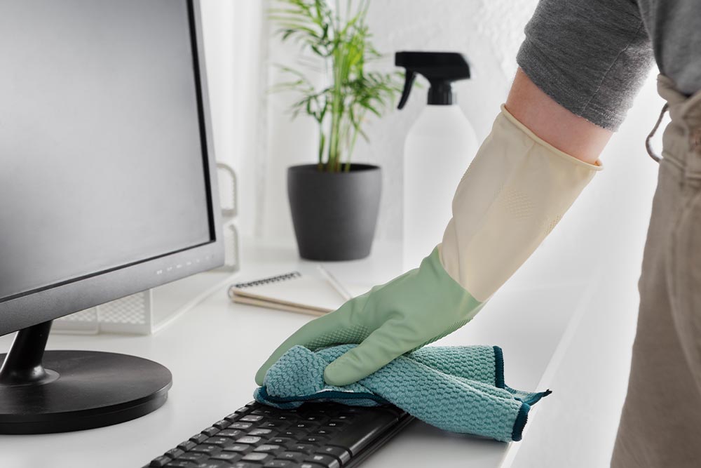 Modern office space with professional cleaning in Sydney and Bega NSW